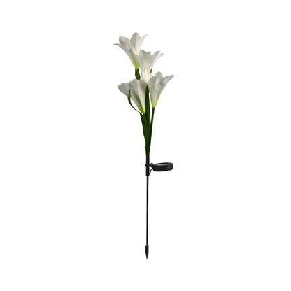 Decorative Artificial Lily Solar Landscape Lighting
