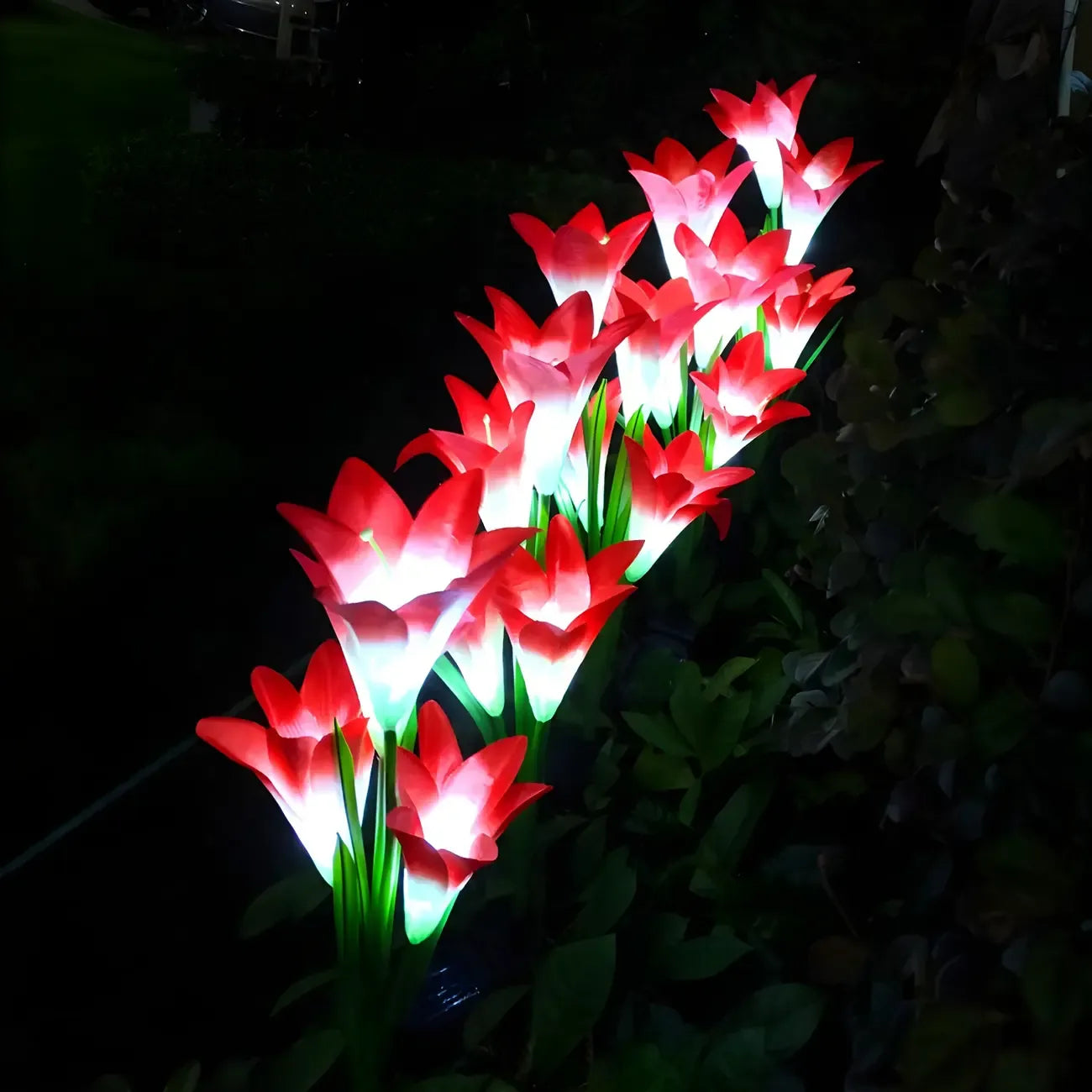 Decorative Artificial Lily Solar Landscape Lighting
