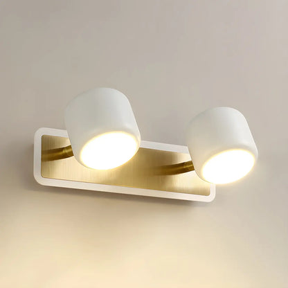 Minimalist Metal Vanity Light with Integrated LED for Bathroom