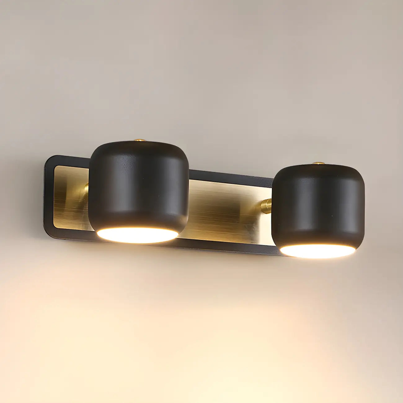 Minimalist Metal Vanity Light with Integrated LED for Bathroom
