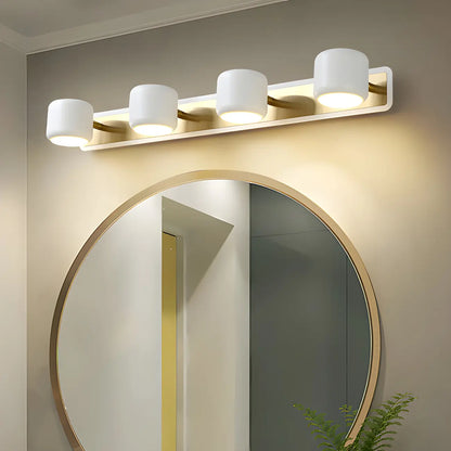 Minimalist Metal Vanity Light with Integrated LED for Bathroom