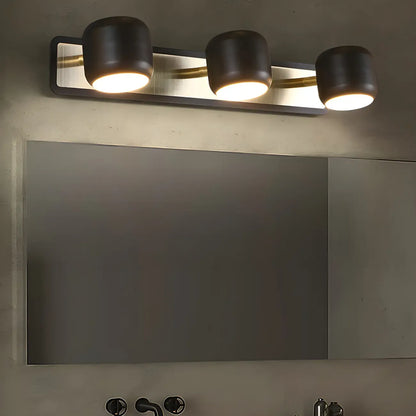 Minimalist Metal Vanity Light with Integrated LED for Bathroom