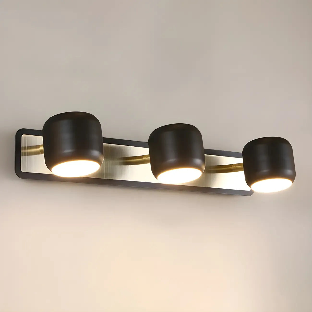 Minimalist Metal Vanity Light with Integrated LED for Bathroom