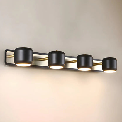 Minimalist Metal Vanity Light with Integrated LED for Bathroom