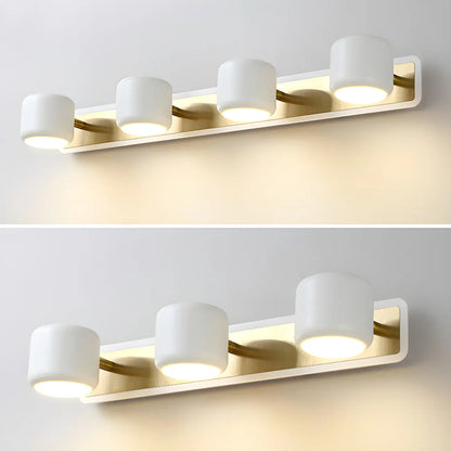 Minimalist Metal Vanity Light with Integrated LED for Bathroom