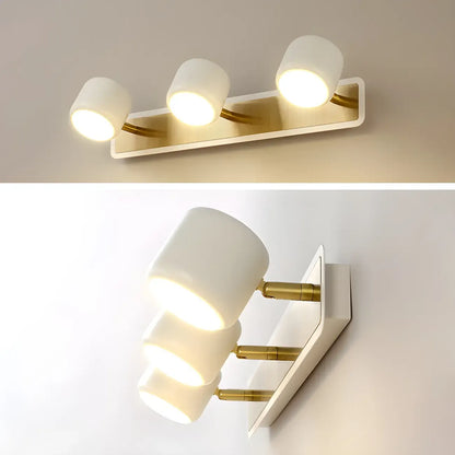 Minimalist Metal Vanity Light with Integrated LED for Bathroom