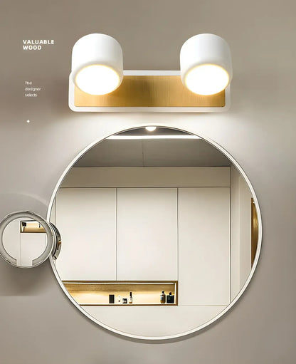 Minimalist Metal Vanity Light with Integrated LED for Bathroom