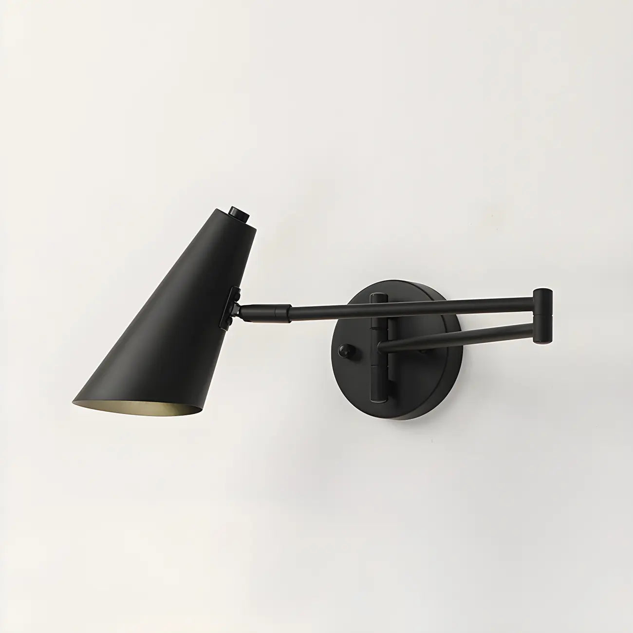 Modern Gold Simple Swing Arm Wall Light