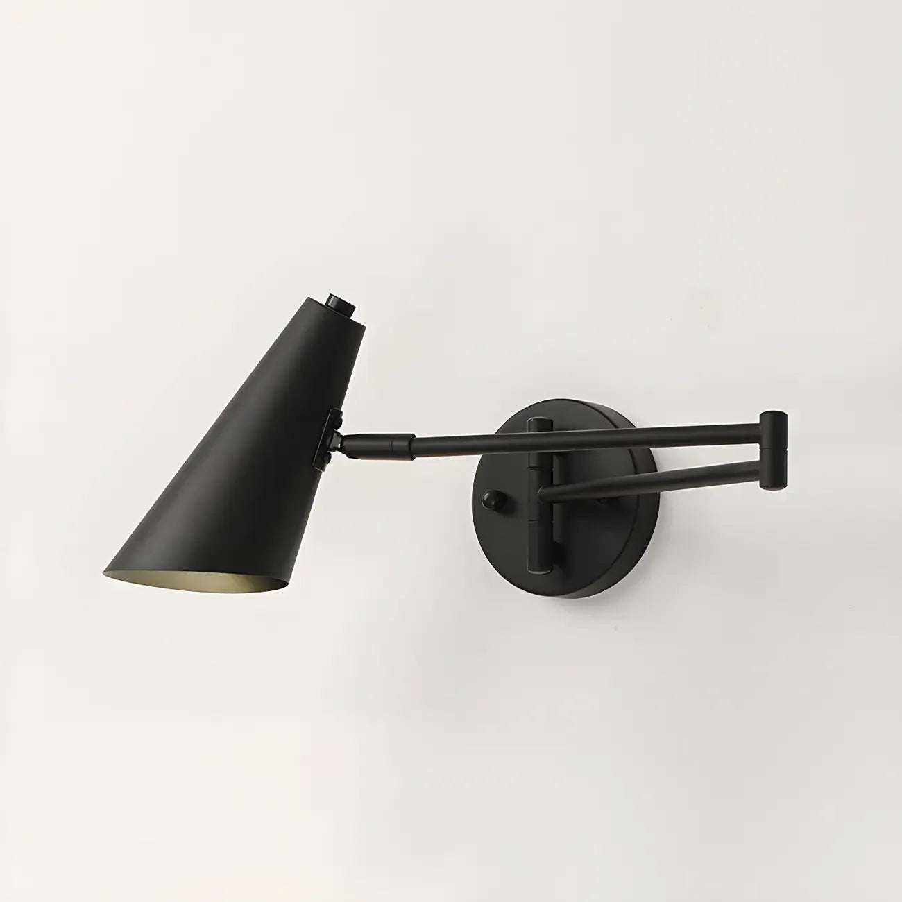 Modern Gold Simple Swing Arm Wall Light