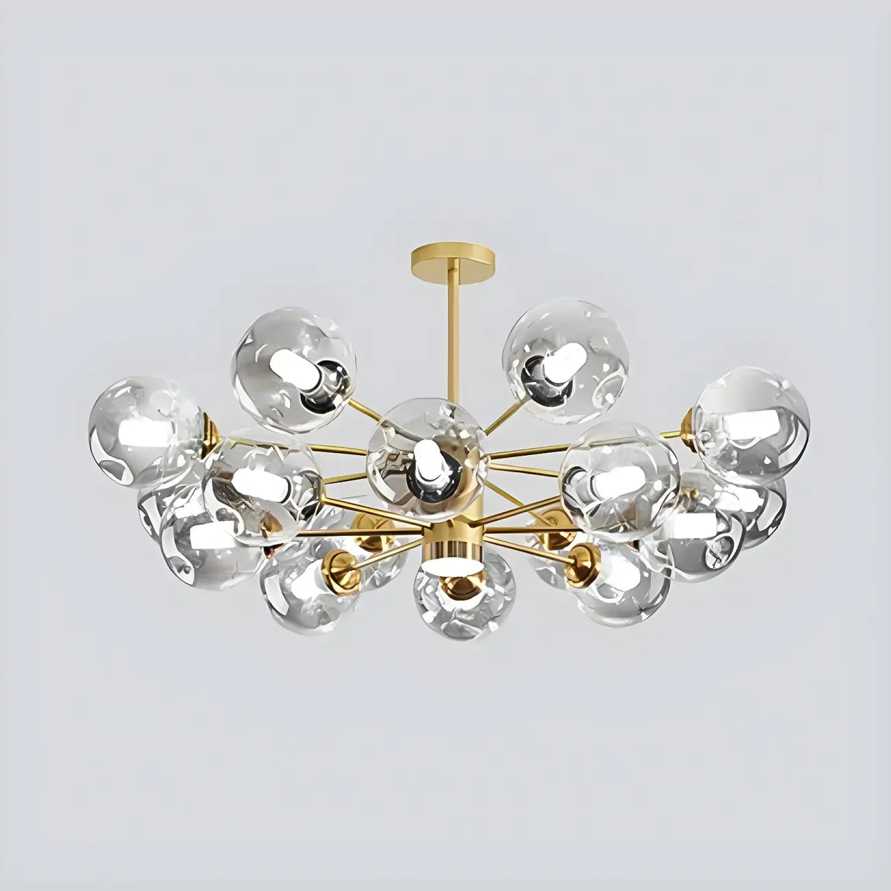 Modern LED Glass Crystal Sputnik Chandelier