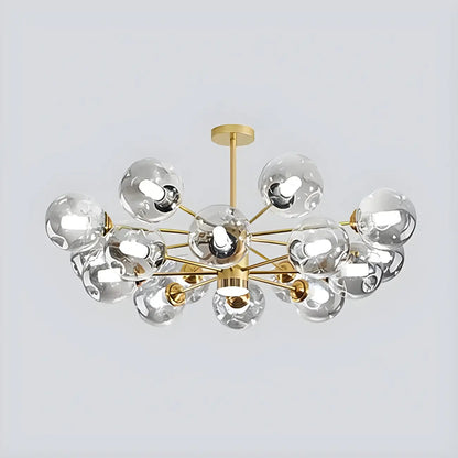 Modern LED Glass Crystal Sputnik Chandelier