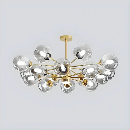 Modern LED Glass Crystal Sputnik Chandelier