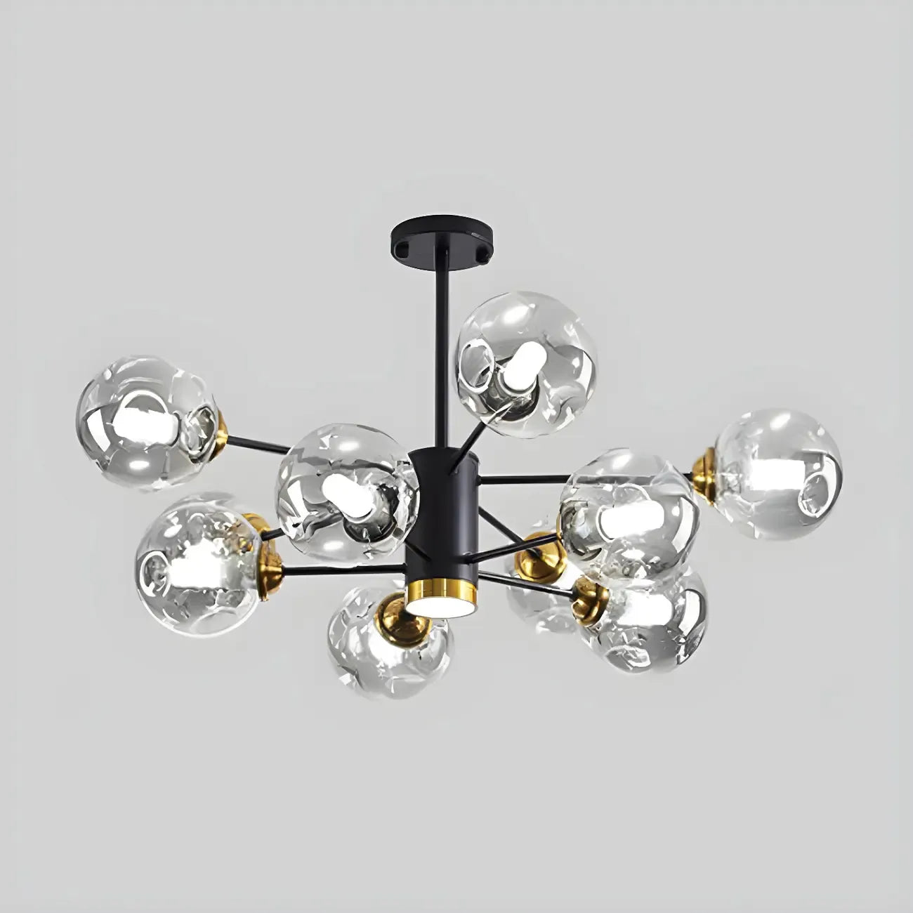 Modern LED Glass Crystal Sputnik Chandelier