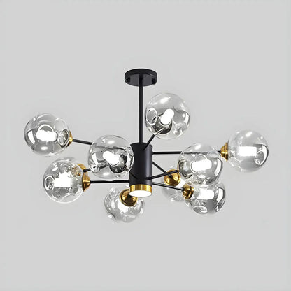 Modern LED Glass Crystal Sputnik Chandelier