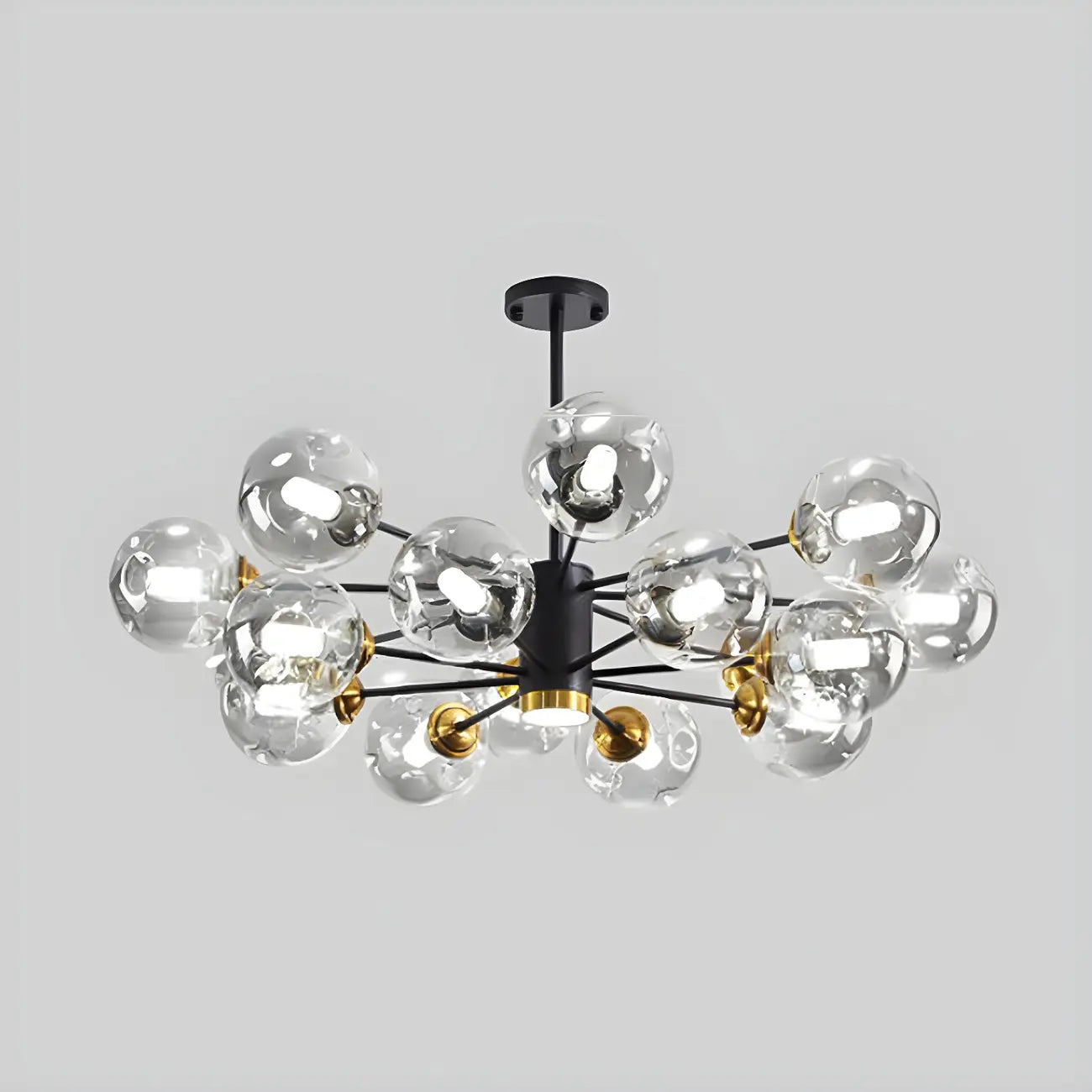 Modern LED Glass Crystal Sputnik Chandelier