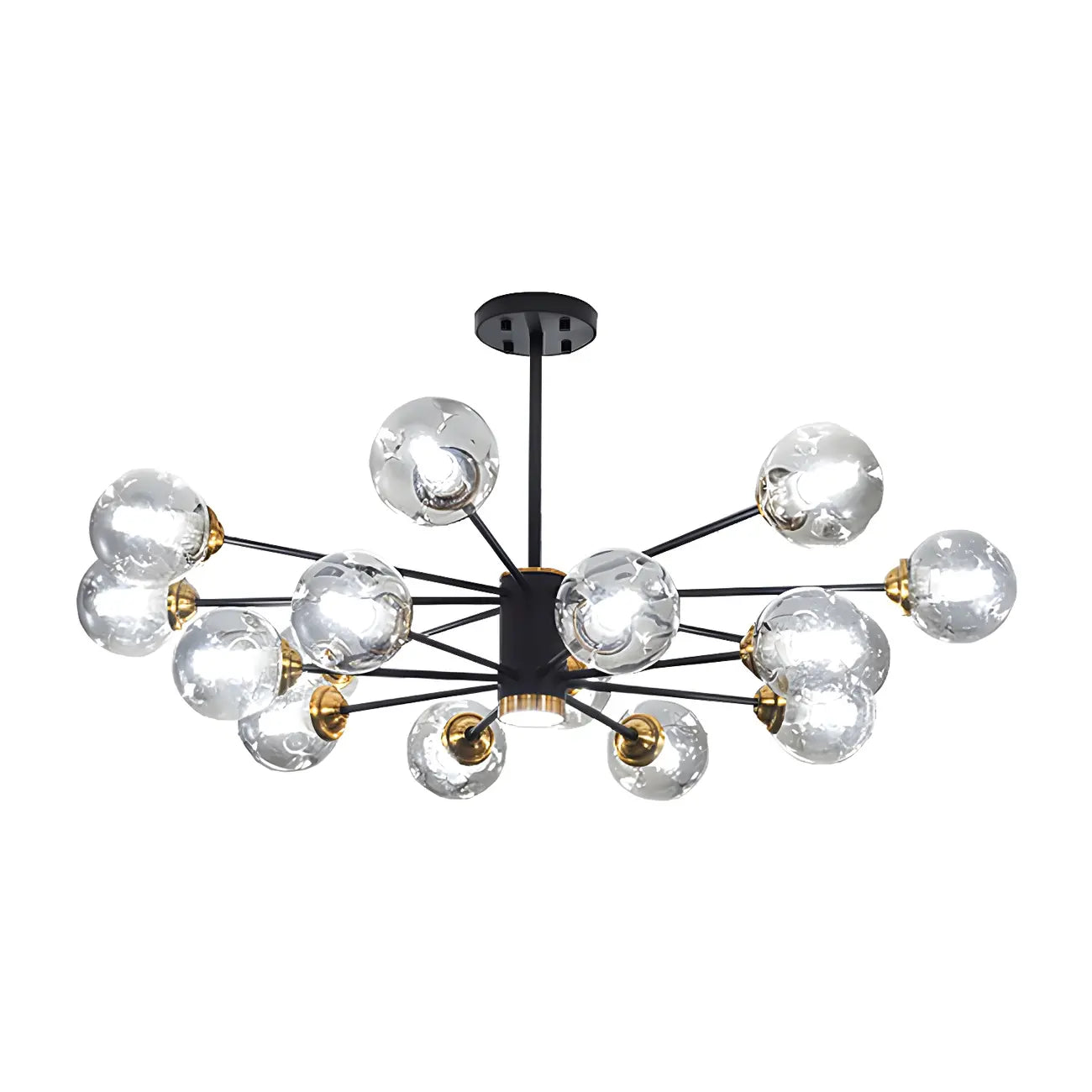 Modern LED Glass Crystal Sputnik Chandelier