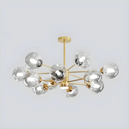 Modern LED Glass Crystal Sputnik Chandelier