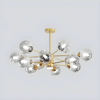 Modern LED Glass Crystal Sputnik Chandelier