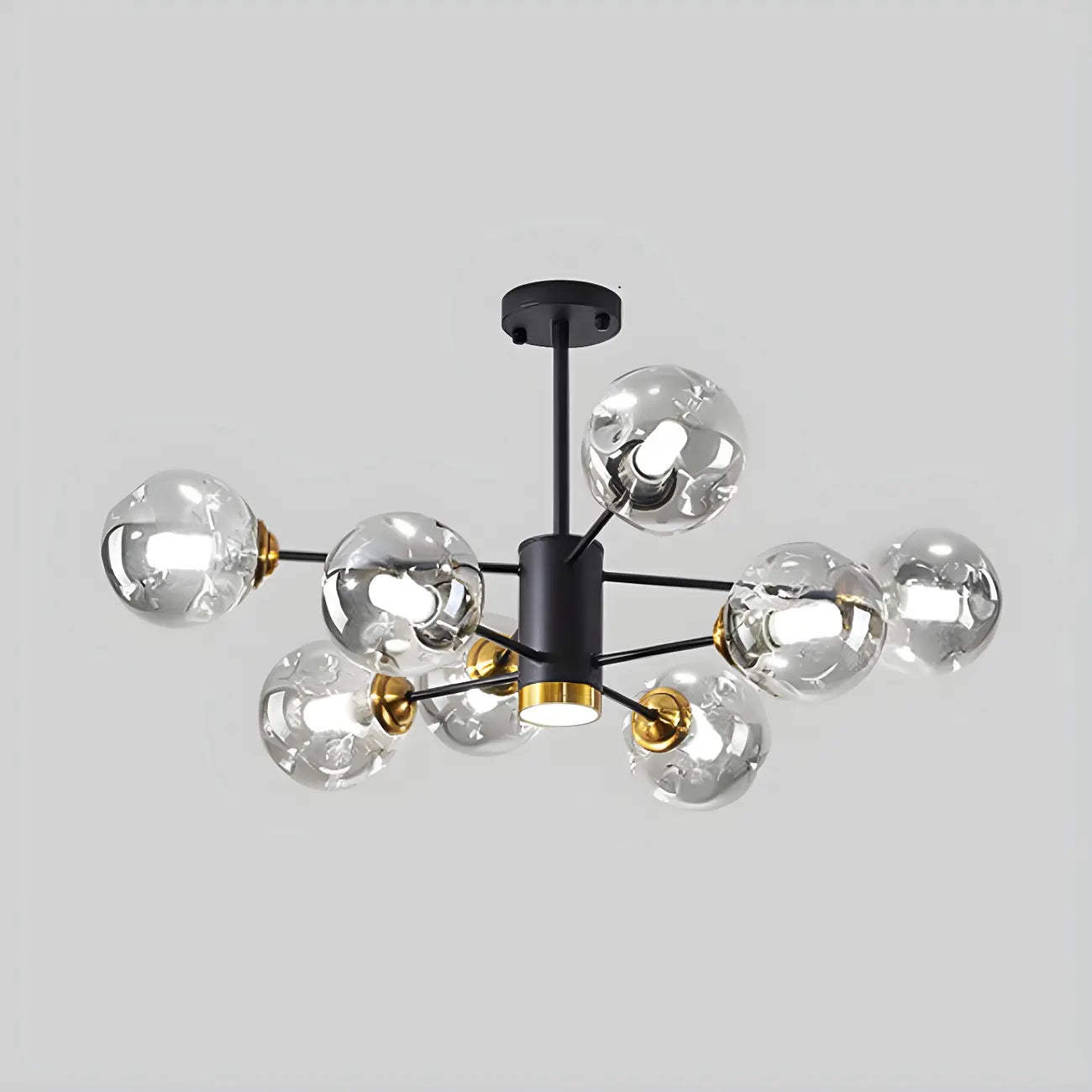 Modern LED Glass Crystal Sputnik Chandelier