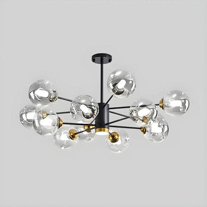 Modern LED Glass Crystal Sputnik Chandelier