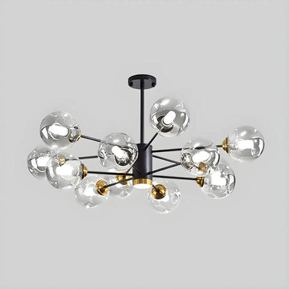 Modern LED Glass Crystal Sputnik Chandelier