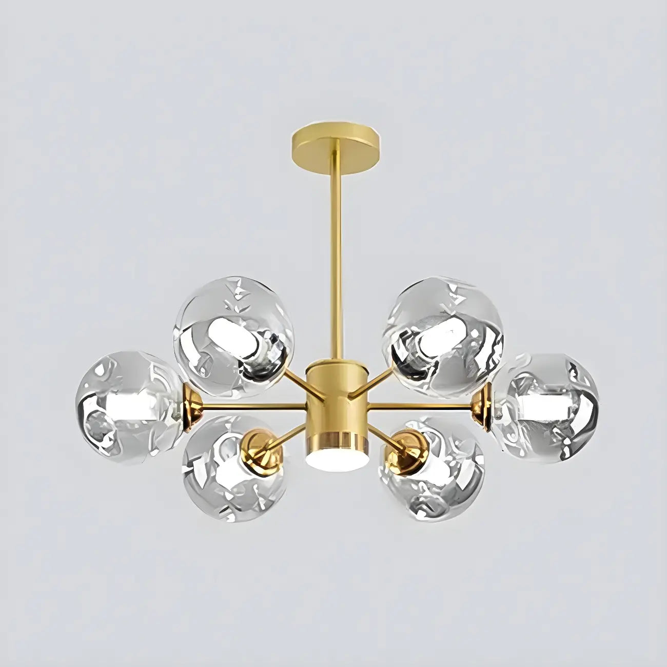 Modern LED Glass Crystal Sputnik Chandelier