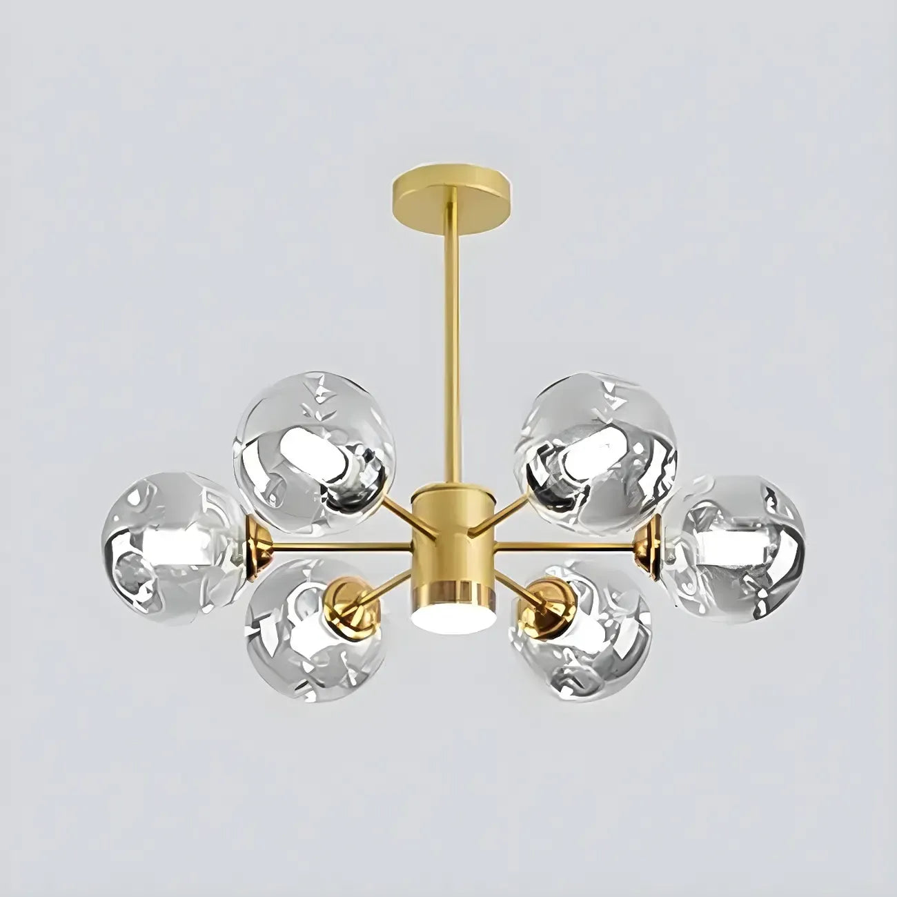 Modern LED Glass Crystal Sputnik Chandelier