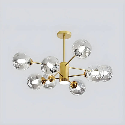 Modern LED Glass Crystal Sputnik Chandelier
