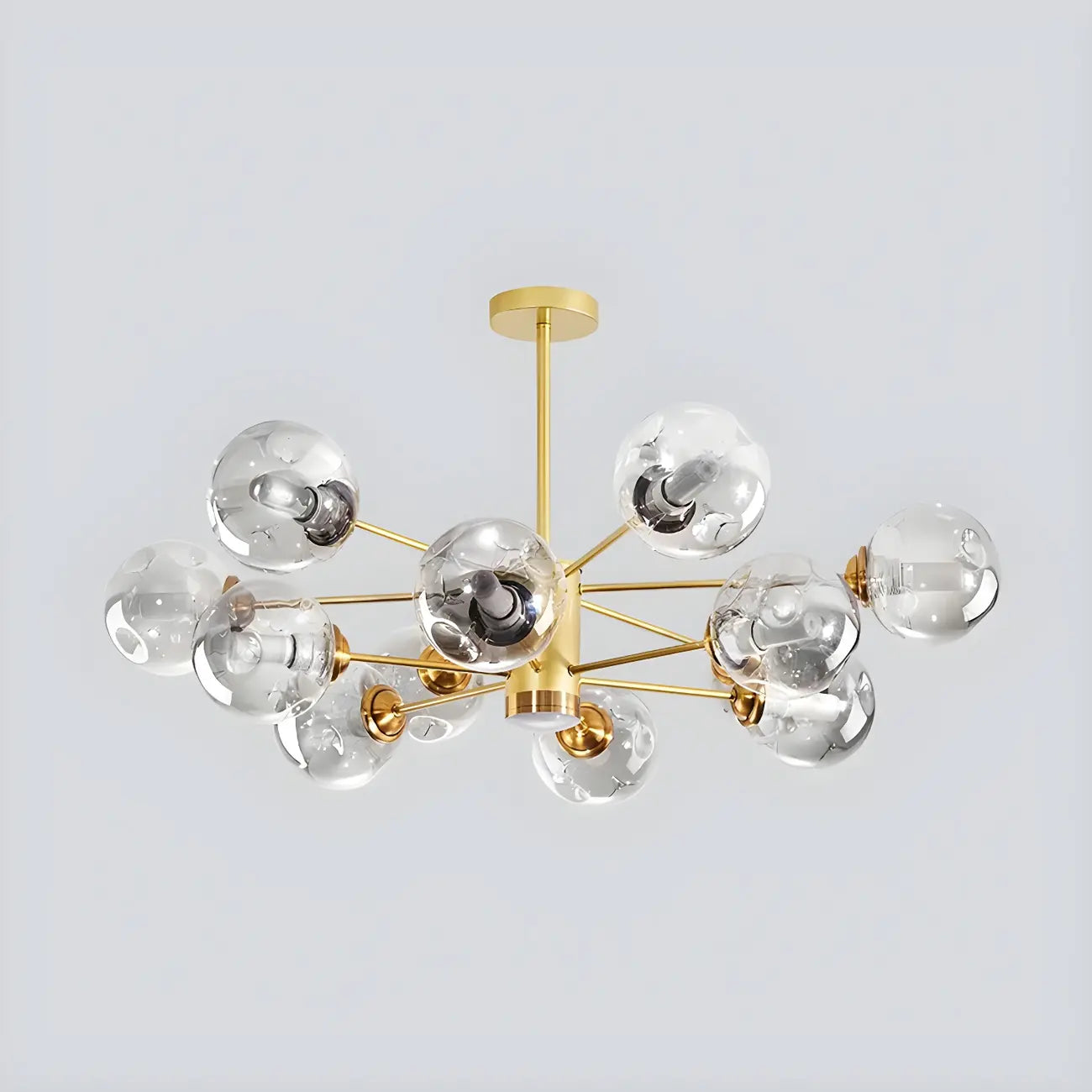 Modern LED Glass Crystal Sputnik Chandelier