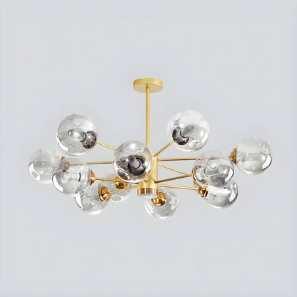Modern LED Glass Crystal Sputnik Chandelier