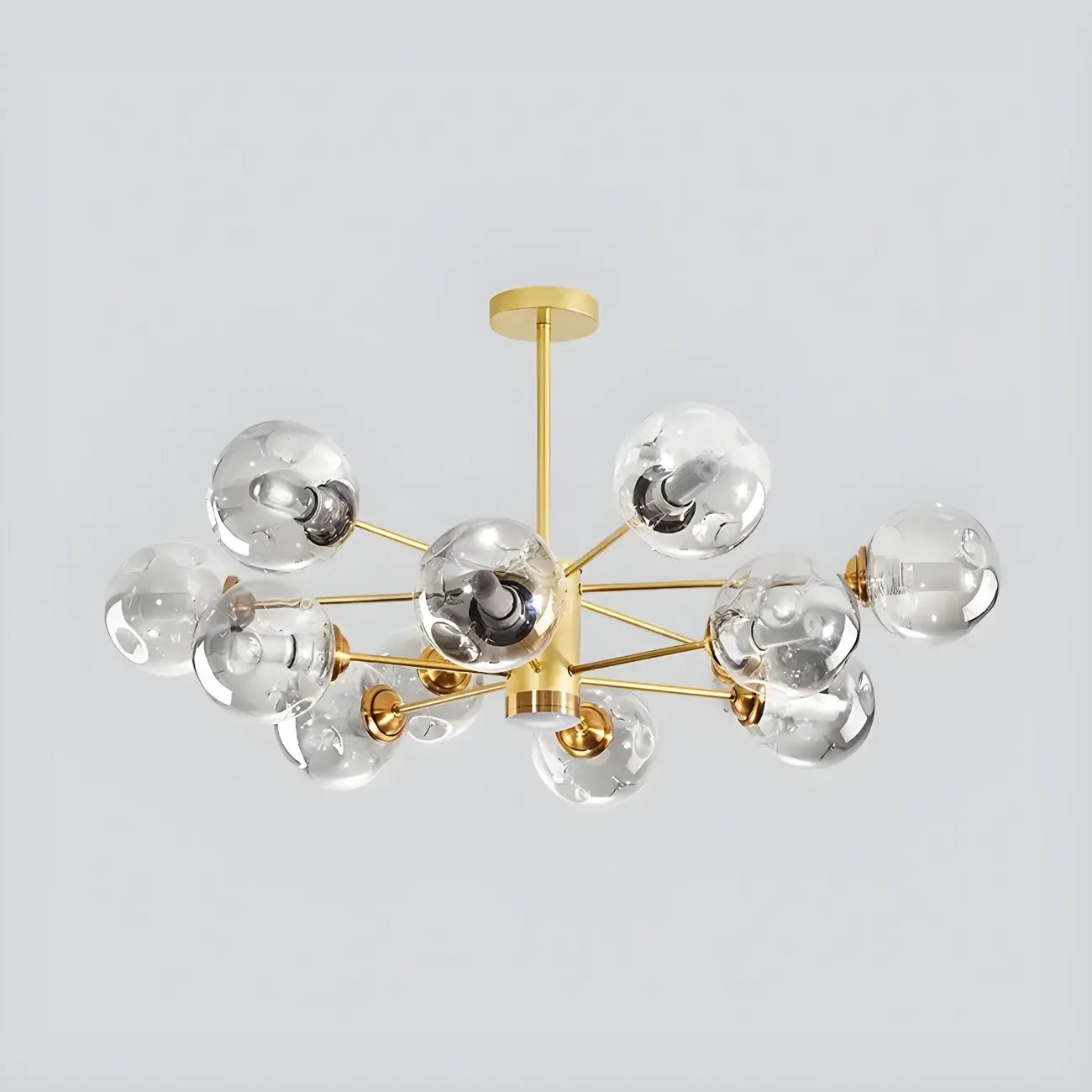 Modern LED Glass Crystal Sputnik Chandelier