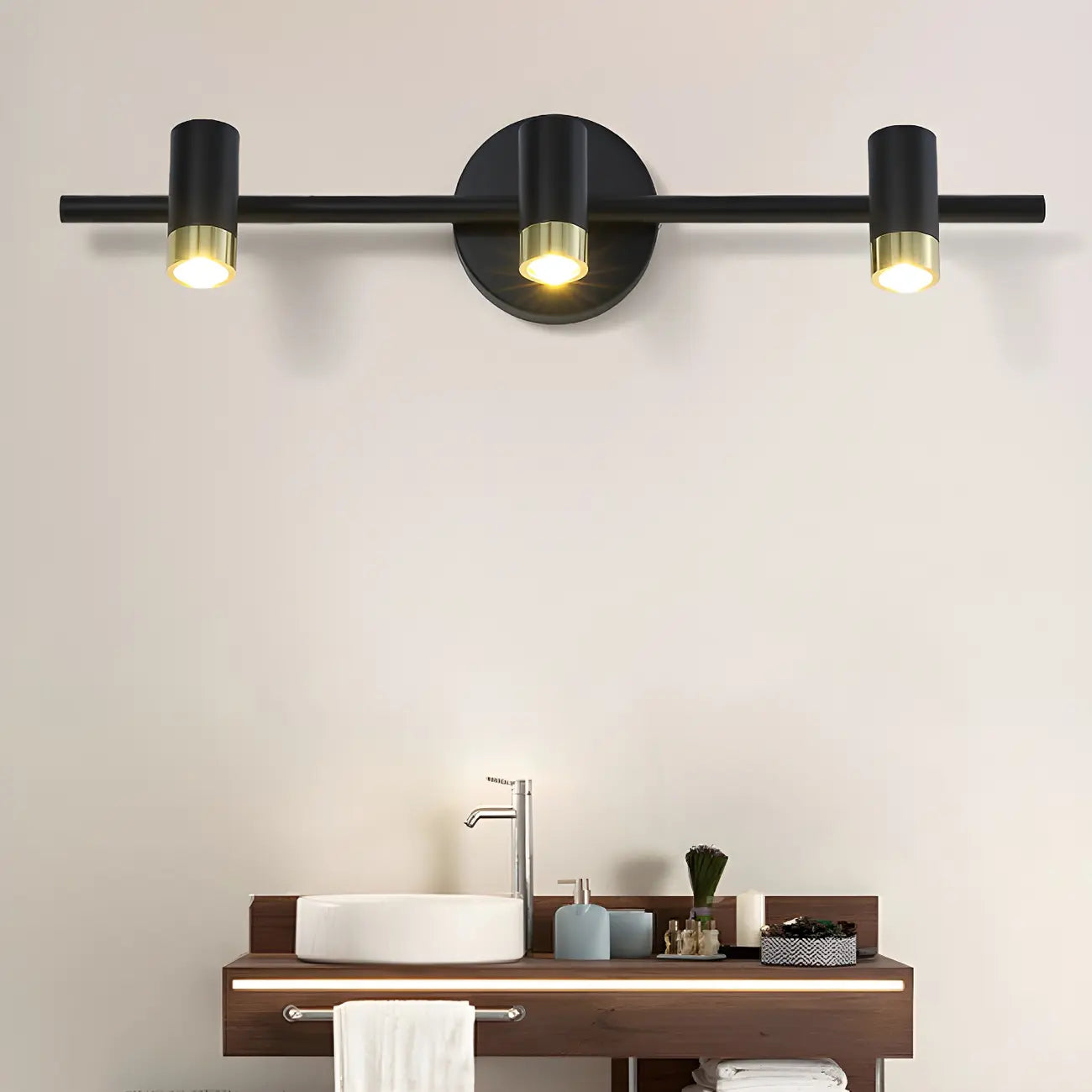 Modern Cylinder Metal Vanity Lamp for Bathroom Lighting