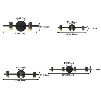 Modern Cylinder Metal Vanity Lamp for Bathroom Lighting