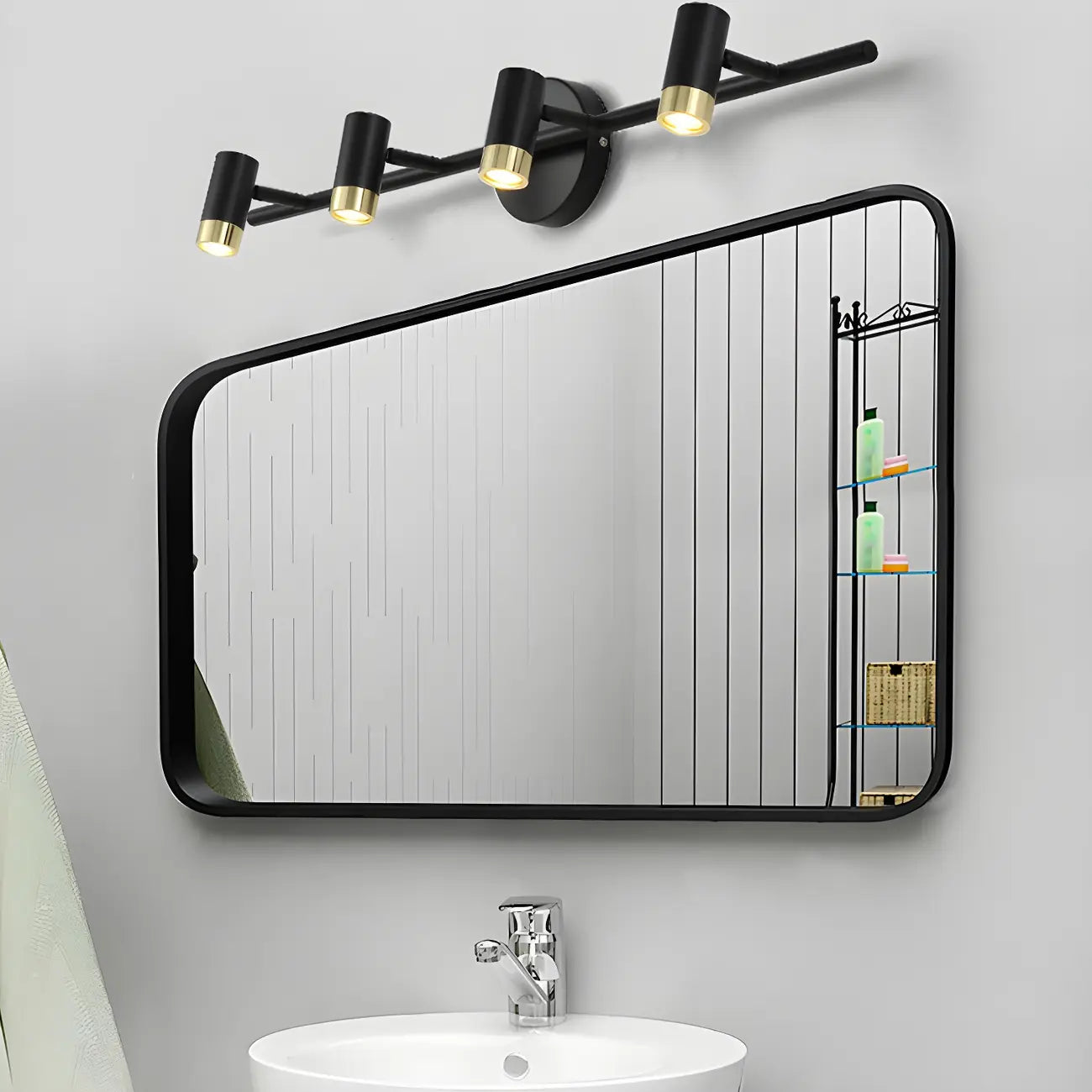 Modern Cylinder Metal Vanity Lamp for Bathroom Lighting