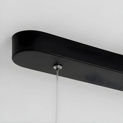 Modern Black Metal Acrylic 4-Light LED Dimming Pendant Light