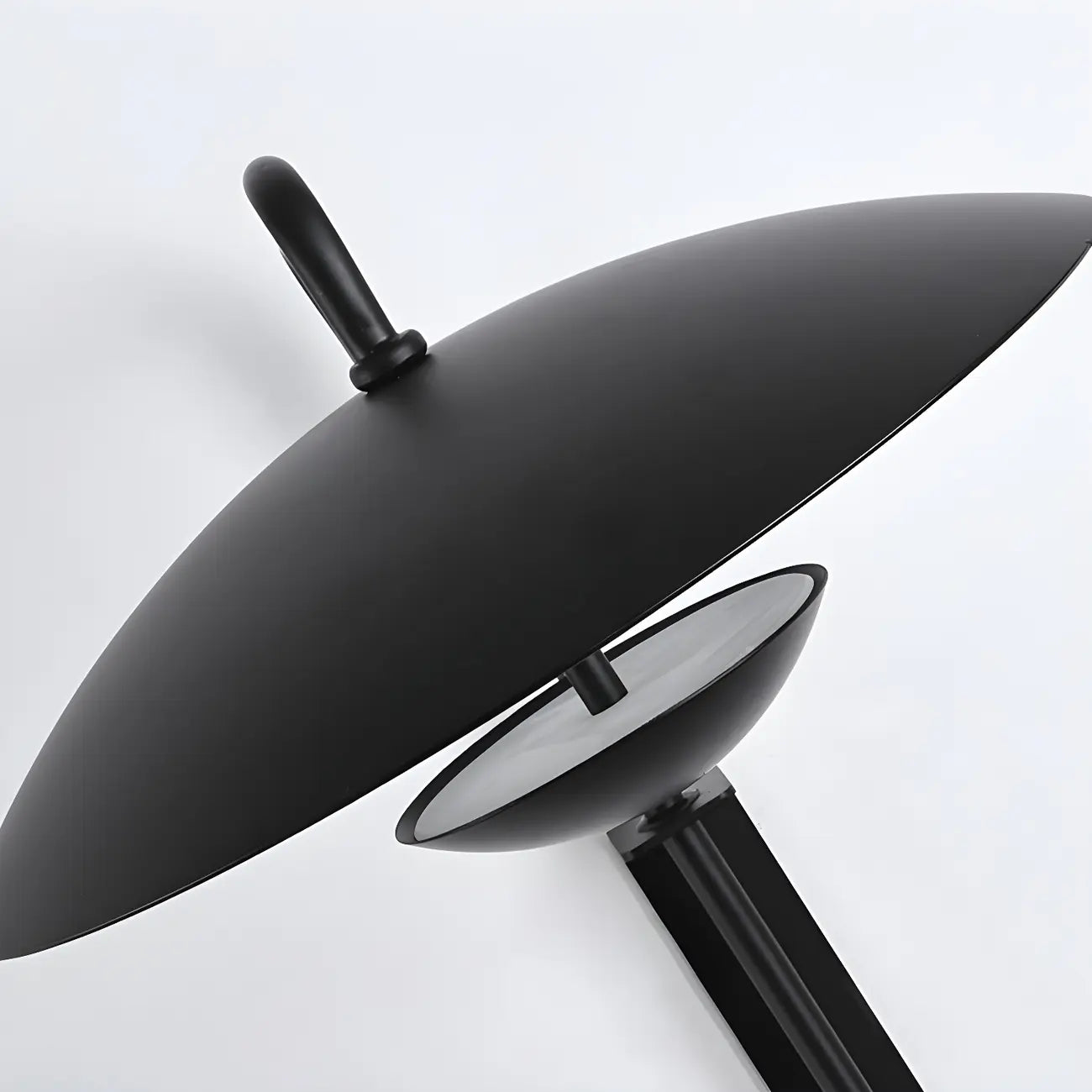 Modern Black Metal Adjustable Swing Arm Wall Light