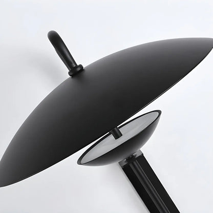 Modern Black Metal Adjustable Swing Arm Wall Light