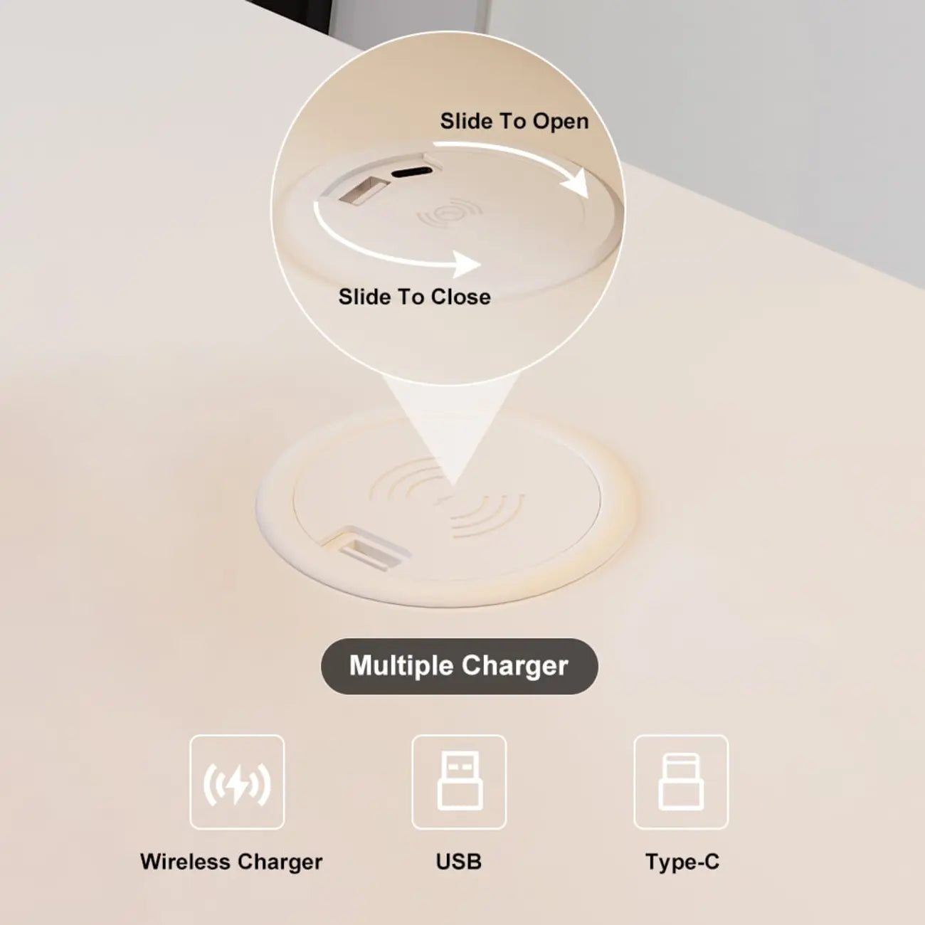 Compact White Wooden Cube Side Table with Open Shelf