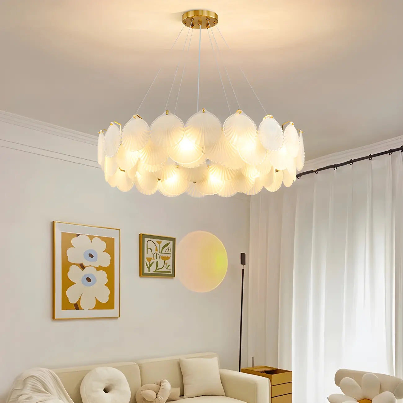 Luxury Clear Glass Geometric Island Pendant Light for Kitchen