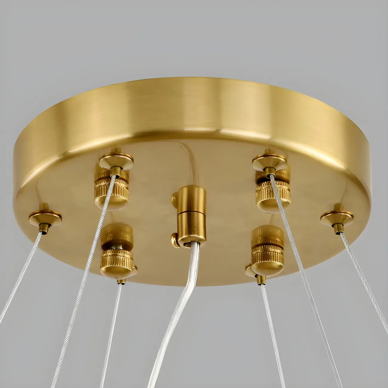 Luxury Clear Glass Geometric Island Pendant Light for Kitchen