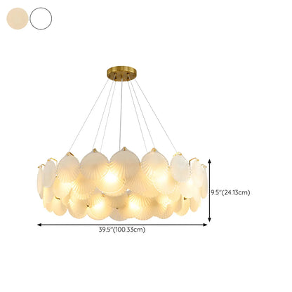 Luxury Clear Glass Geometric Island Pendant Light for Kitchen