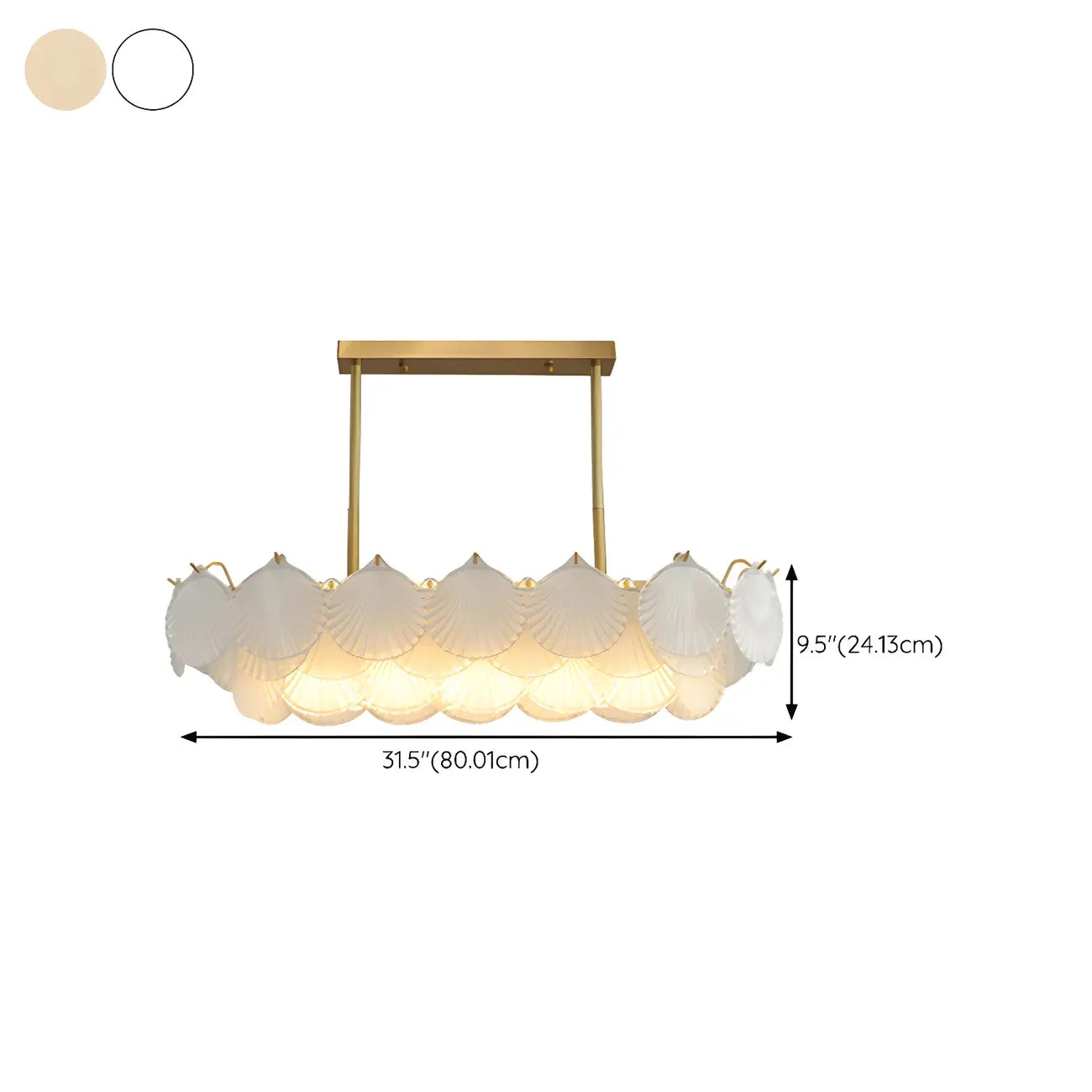 Luxury Clear Glass Geometric Island Pendant Light for Kitchen