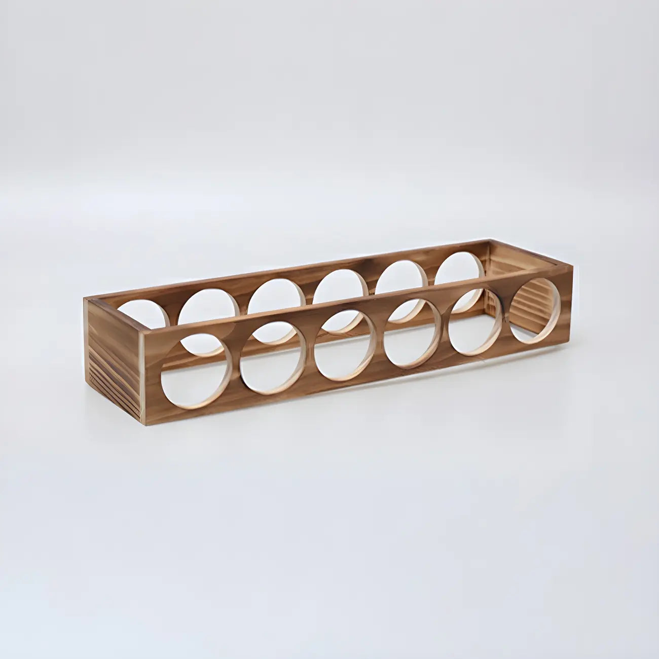 Natural Wooden Stackable Wine Rack Tabletop Wine Holder