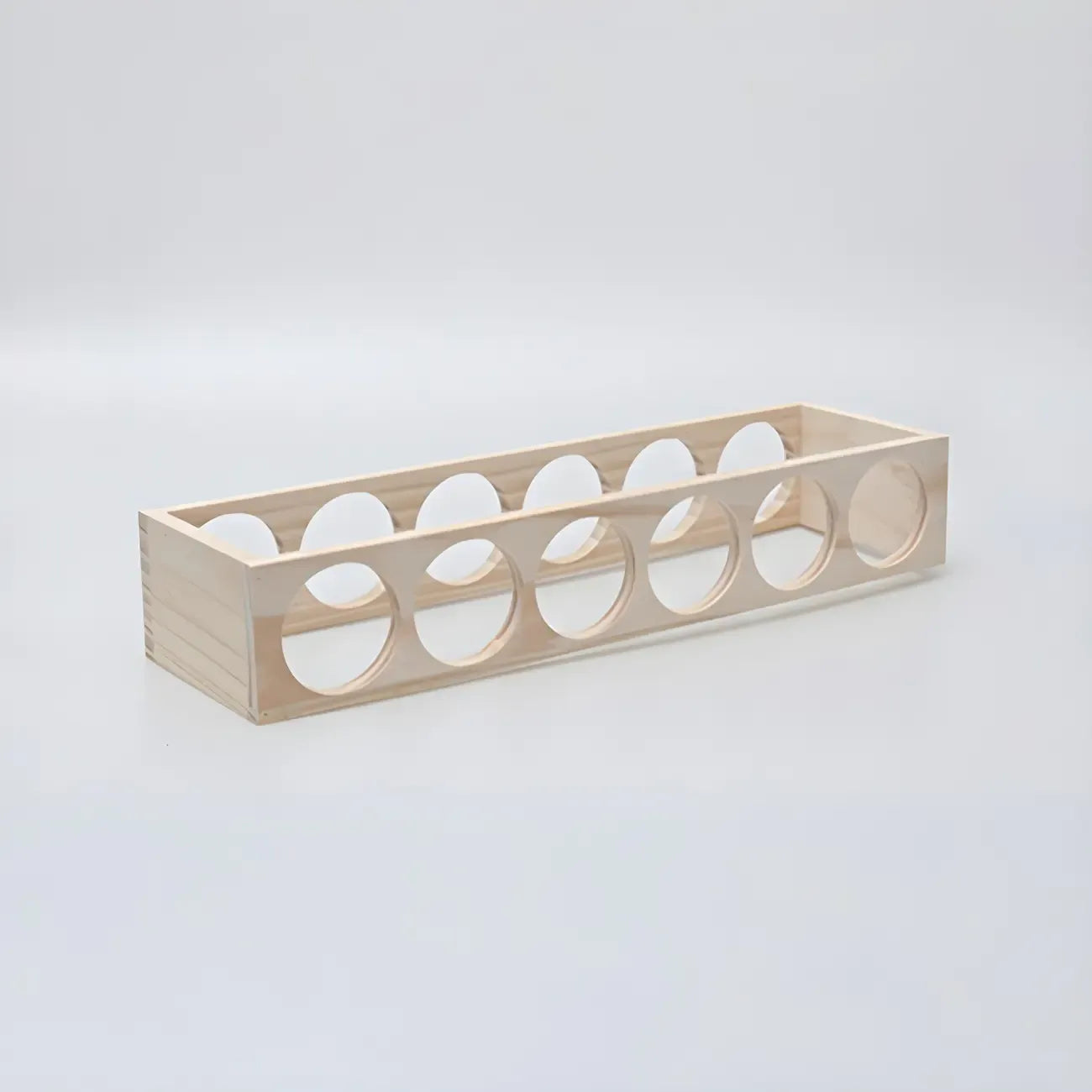 Natural Wooden Stackable Wine Rack Tabletop Wine Holder