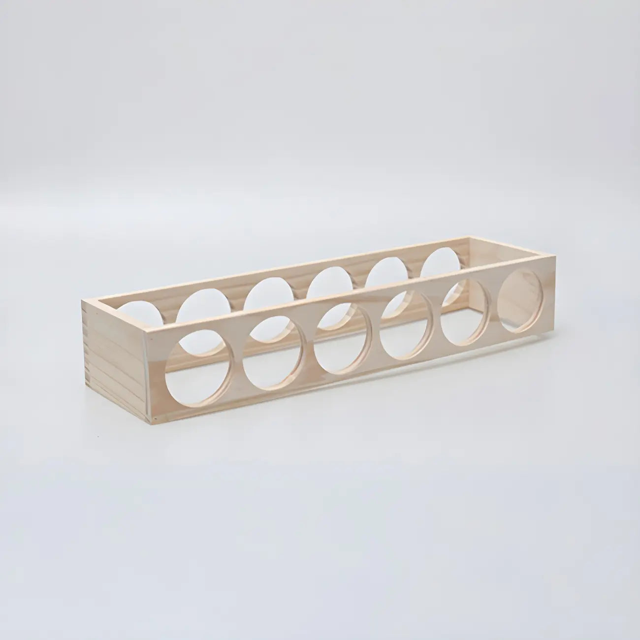 Natural Wooden Stackable Wine Rack Tabletop Wine Holder