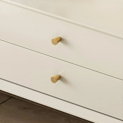 87 Nordic Natural Wood Storage TV Stand with Sliding Doors